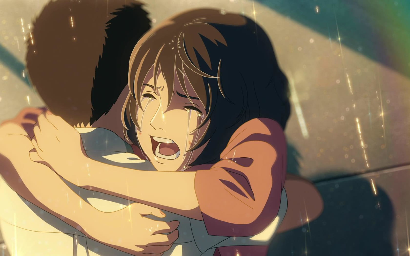 新海诚巨作《言叶之庭》绿色护眼电脑桌面壁纸第三辑