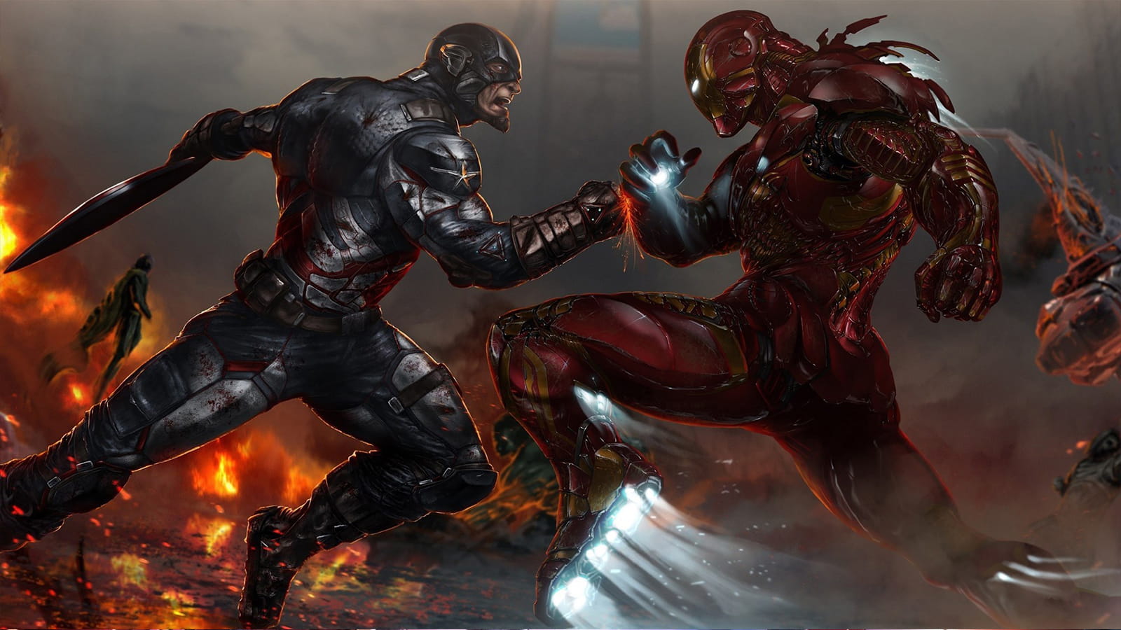 漫威 美国队长精美漫画动漫电脑壁纸下载