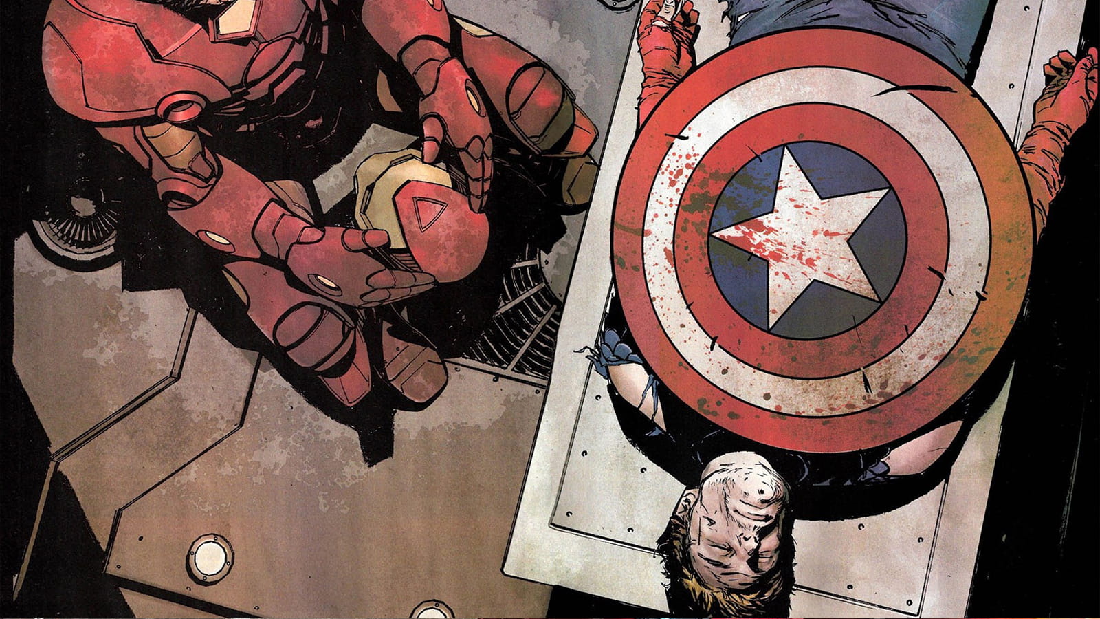 漫威 美国队长精美漫画动漫电脑壁纸下载