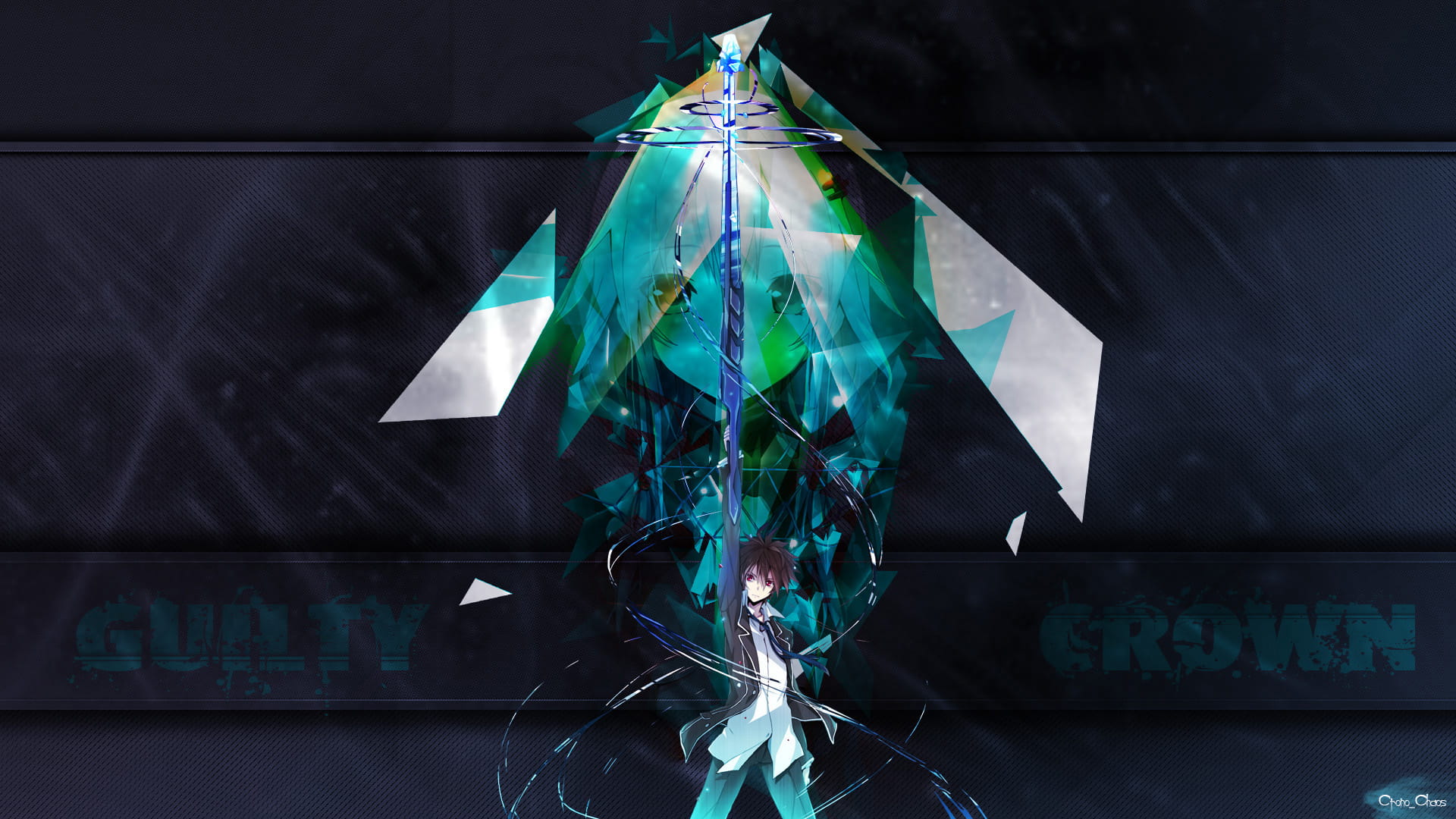 罪恶王冠 美丽少女蝶祈 动漫电脑壁纸下载