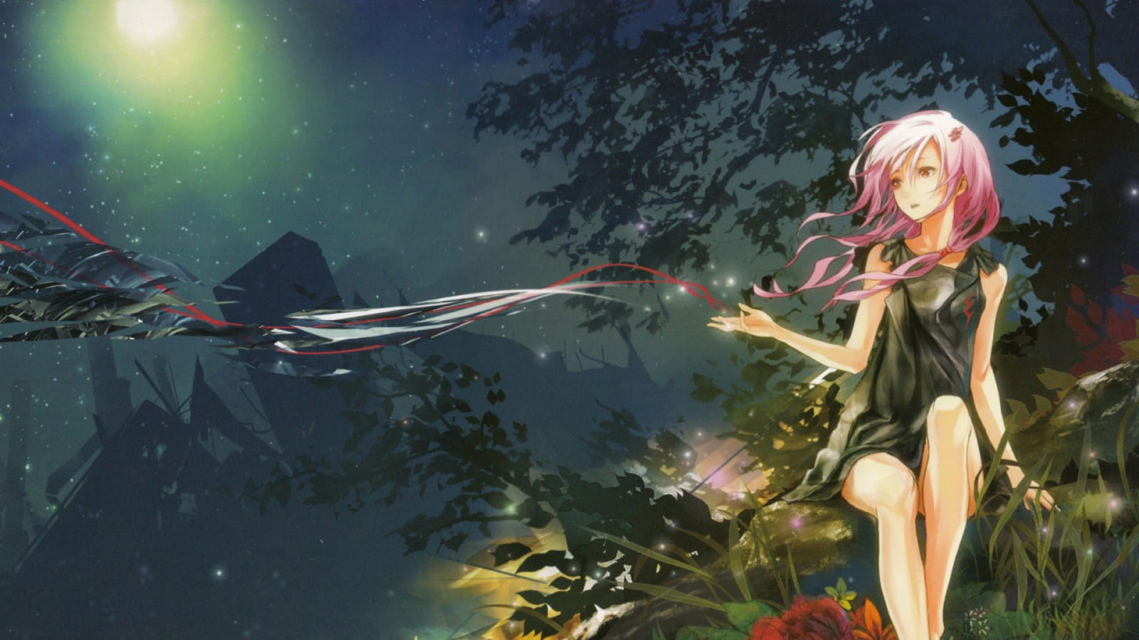 罪恶王冠 美丽少女蝶祈 动漫电脑壁纸下载