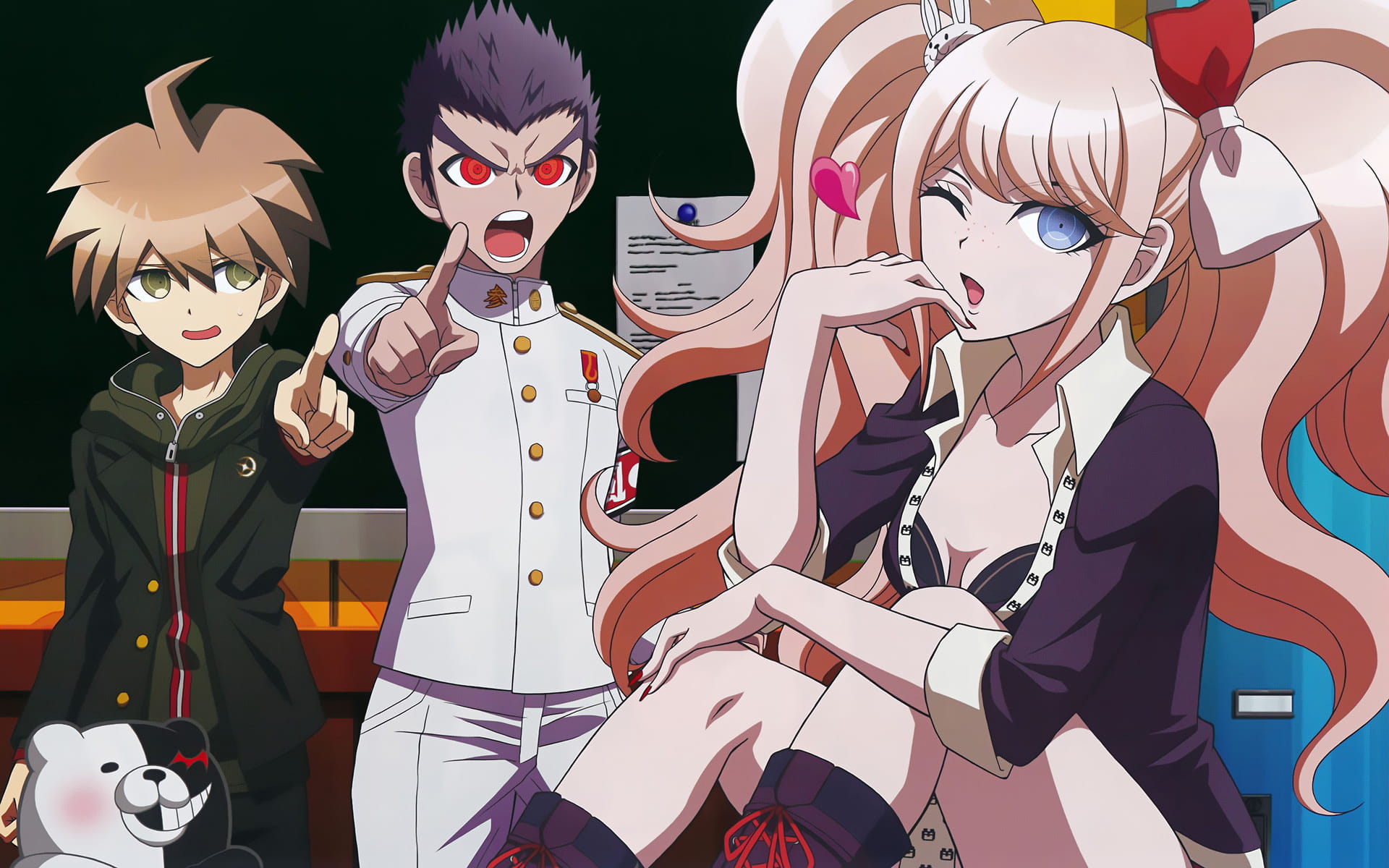 私立希望之峰学园《弹丸论破》动漫电脑壁纸