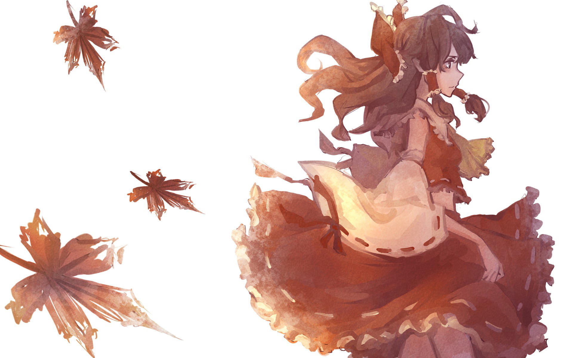 红白巫女《东方project》博丽灵梦桌面壁纸下载