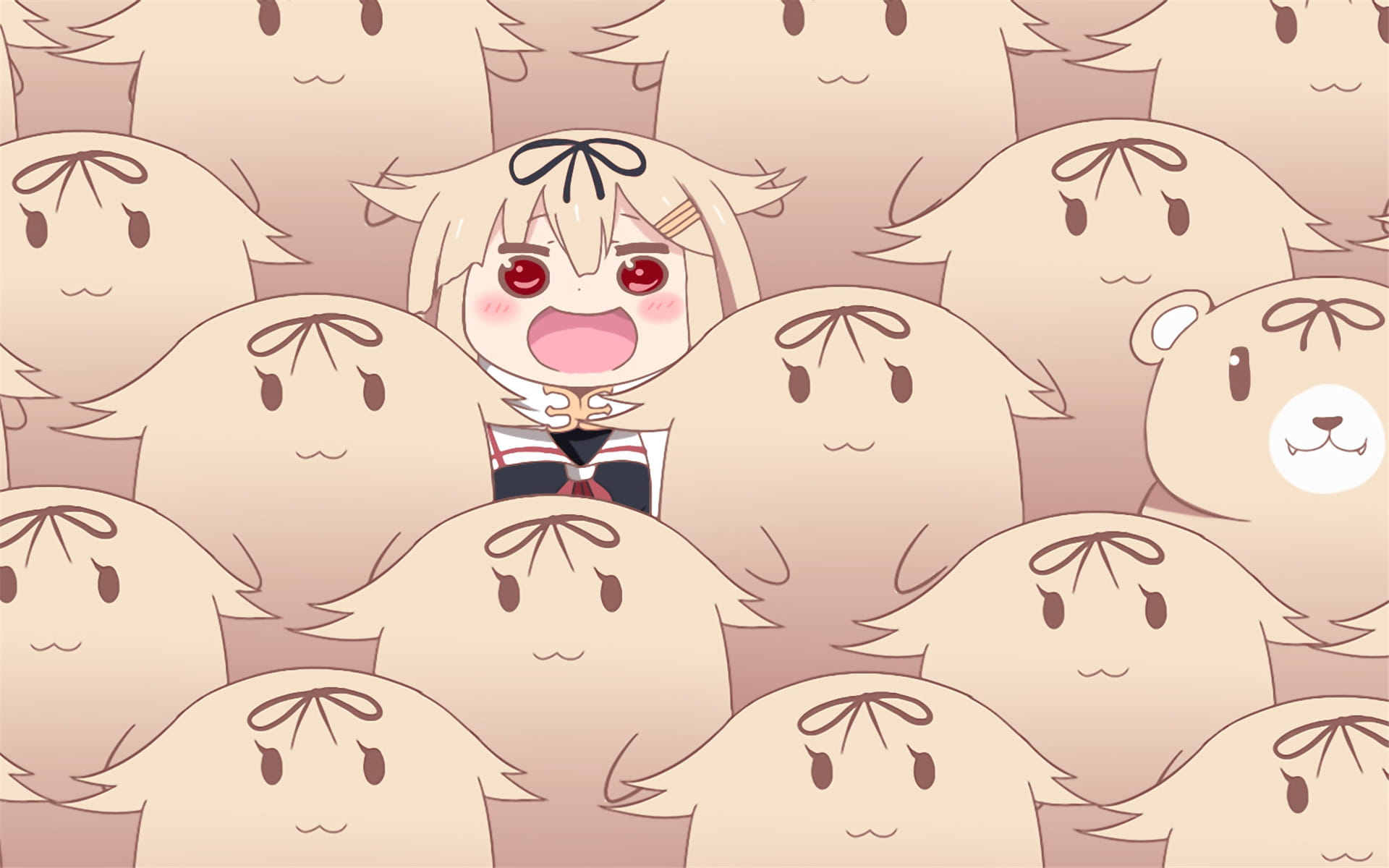 干物妹小埋 披着小埋皮肤高清动漫壁纸(一)