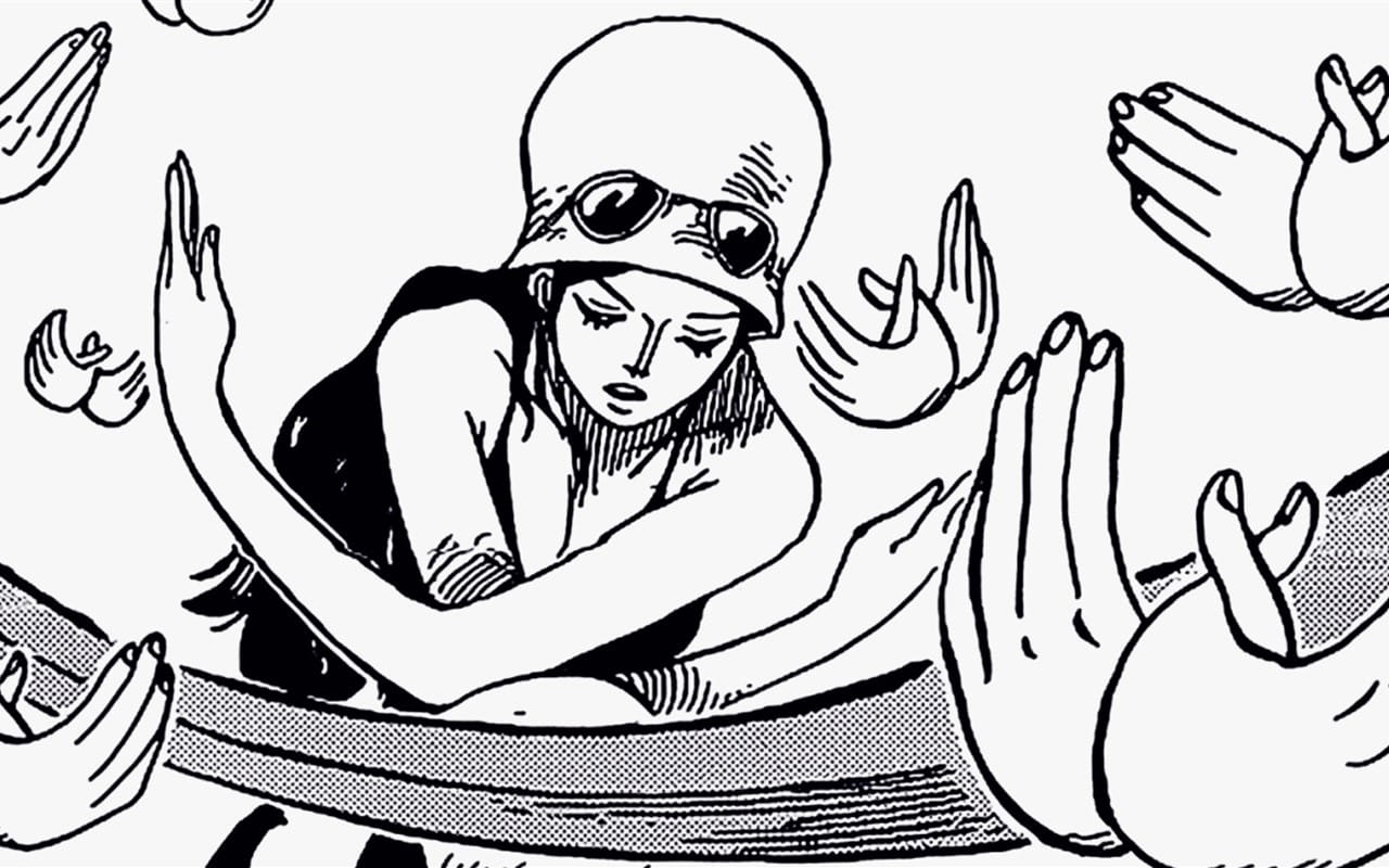 海贼王 黑白漫画风格高清电脑壁纸