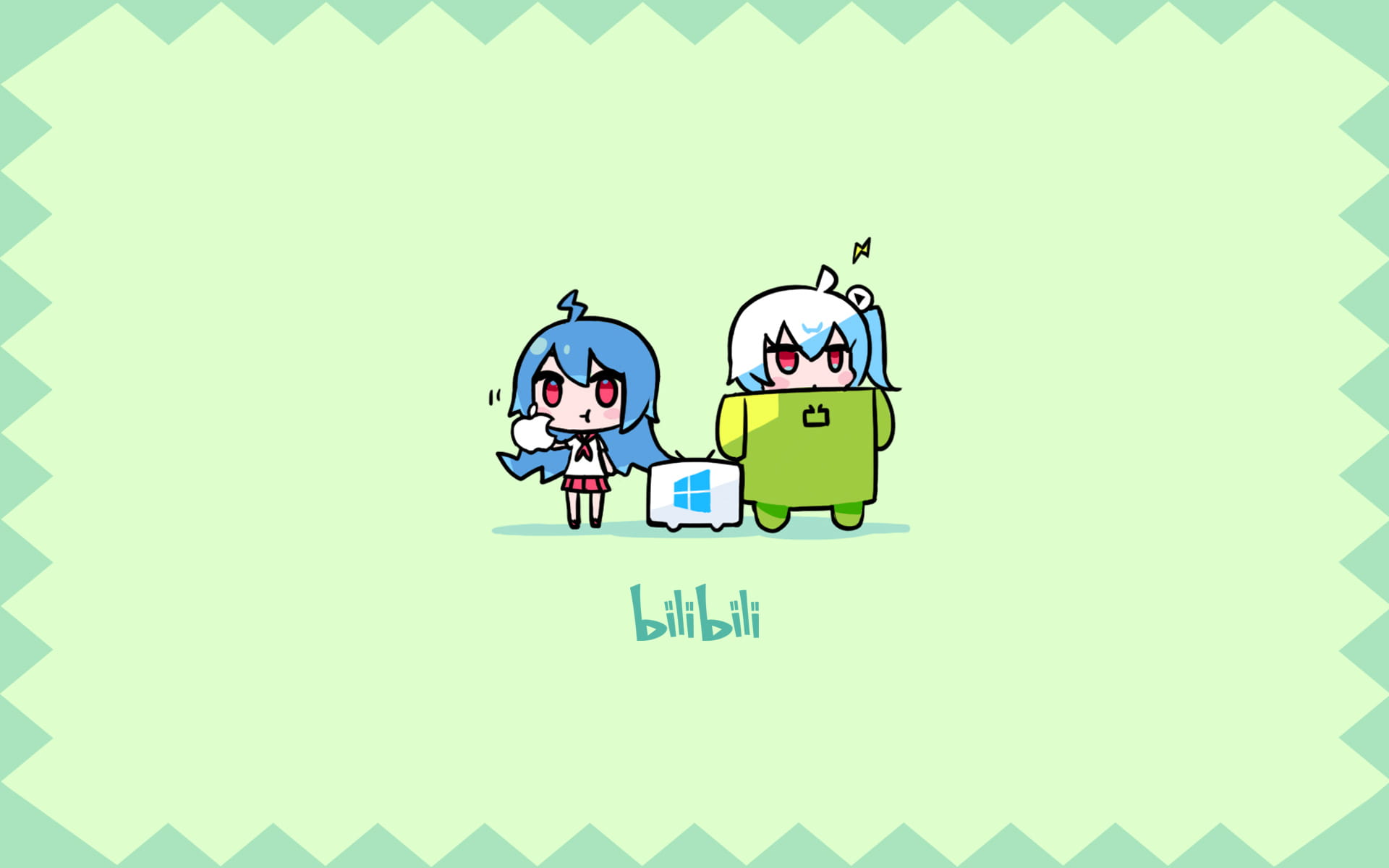 哔哩哔哩 bilibili娘电脑壁纸下载（一）