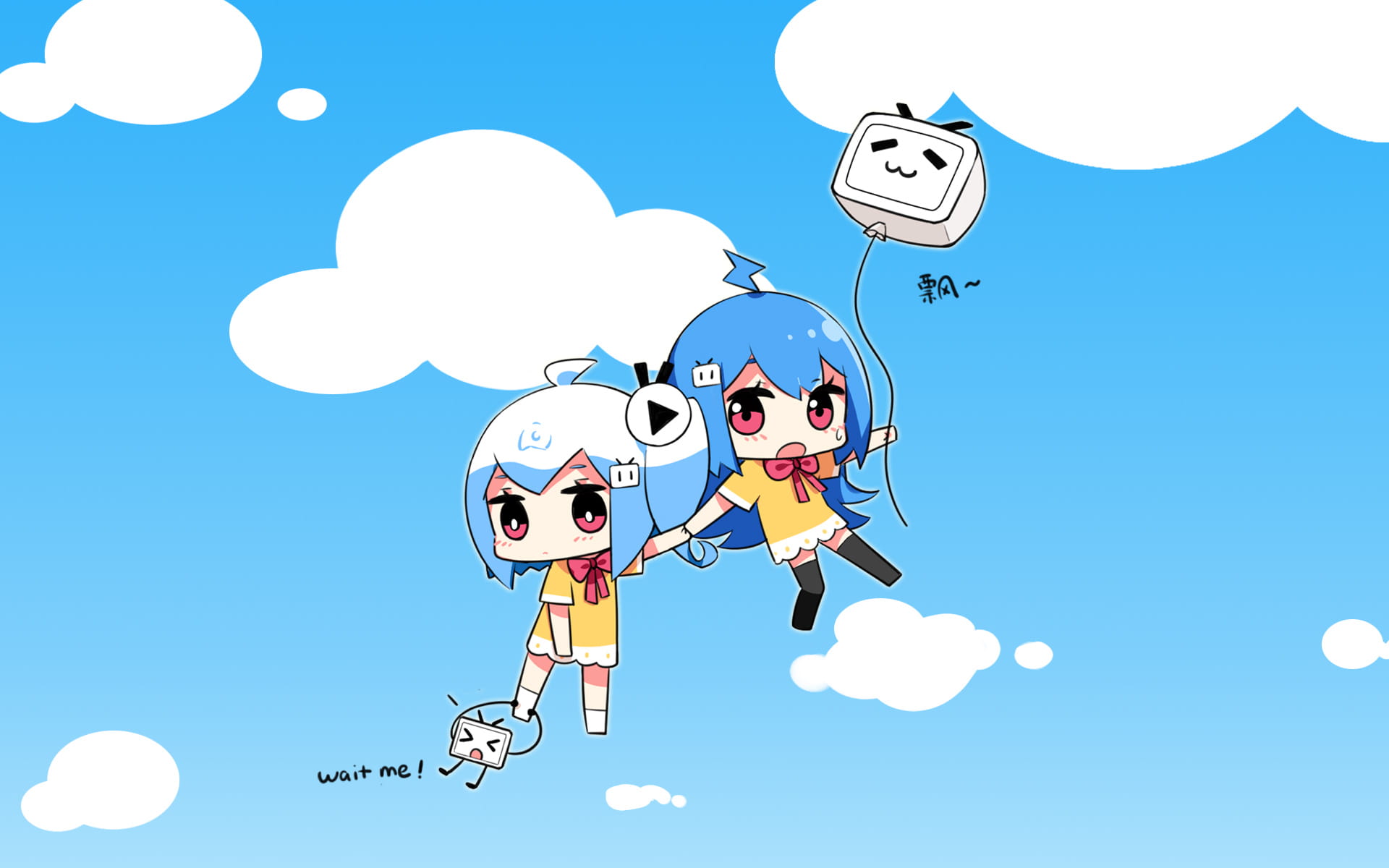 哔哩哔哩 bilibili娘电脑壁纸下载（一）