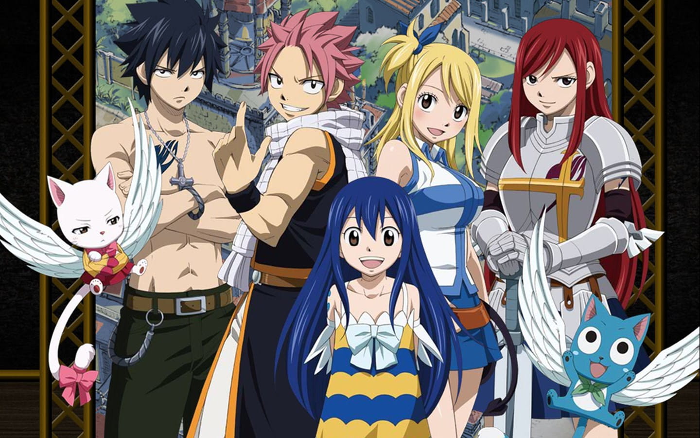 妖精的尾巴 露西动漫高清电脑壁纸下载