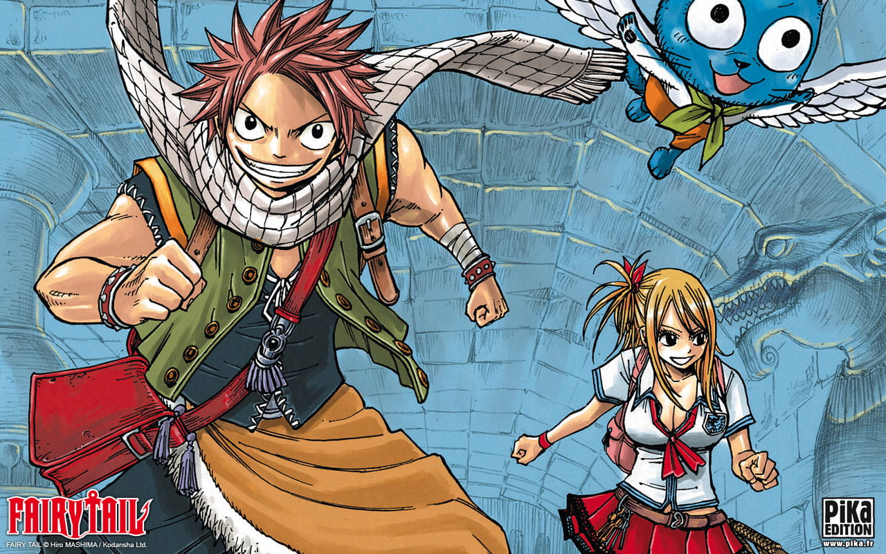 妖精的尾巴 Natsu 动漫电脑壁纸下载