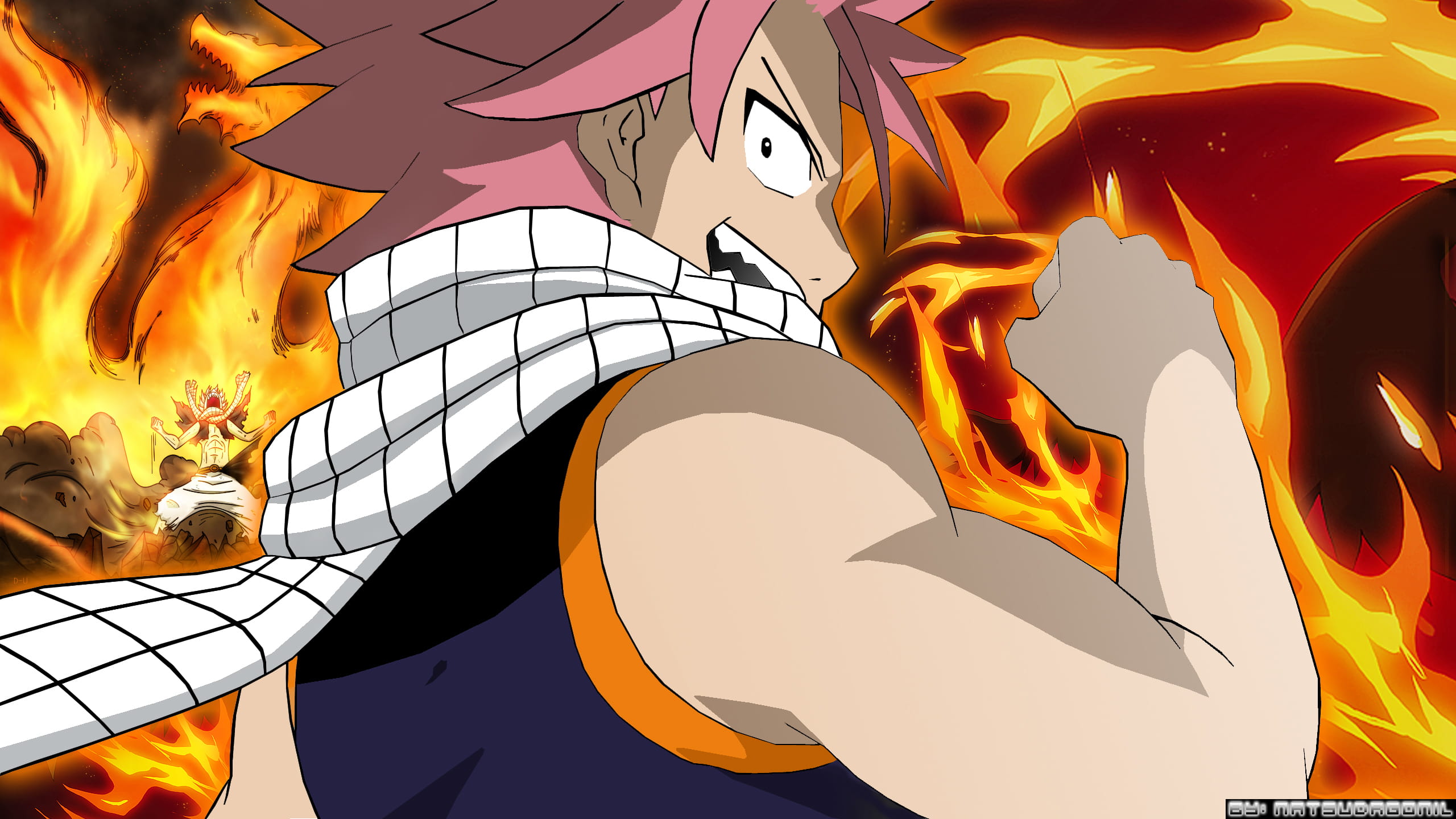 妖精的尾巴 Natsu 动漫电脑壁纸下载