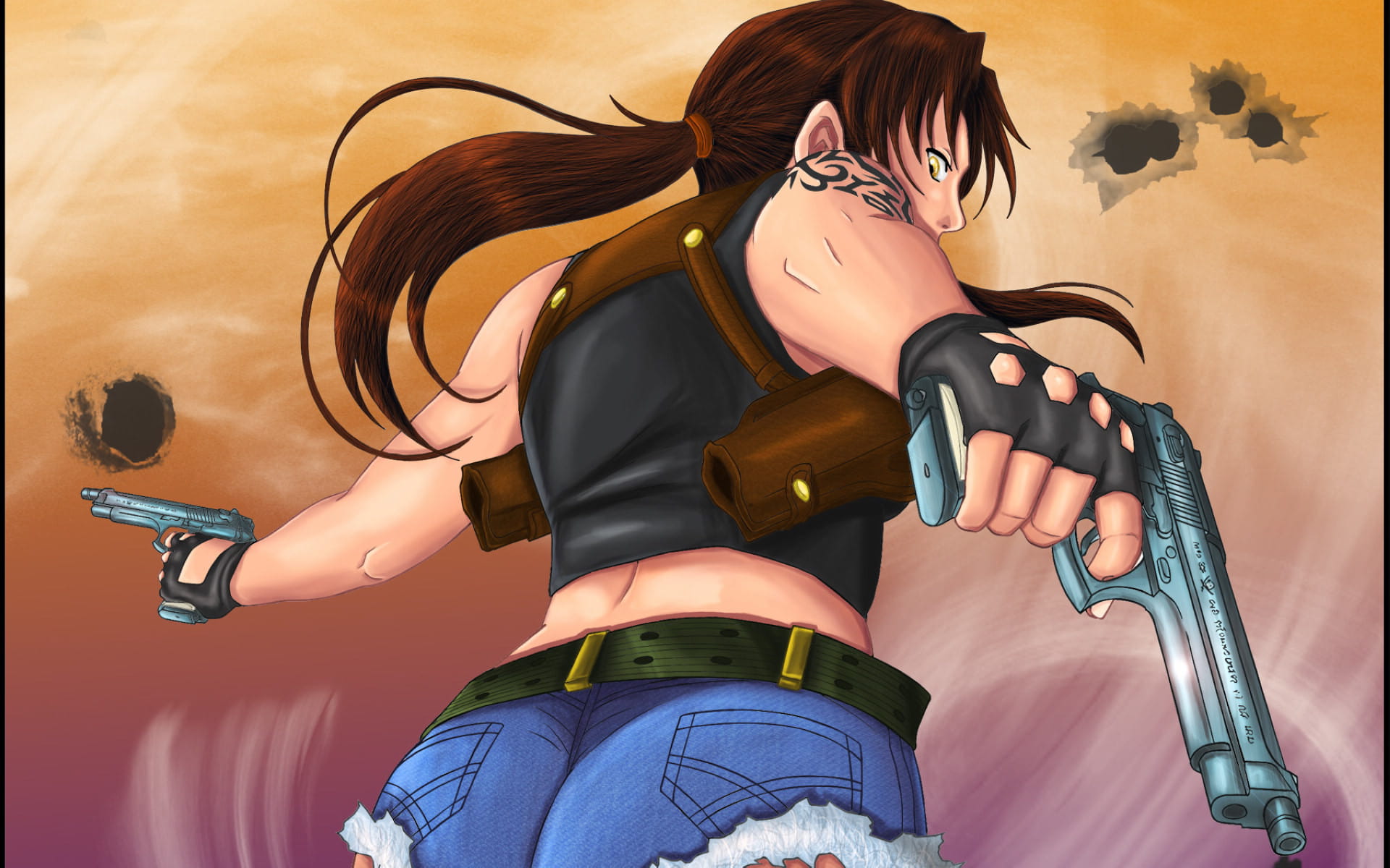 动漫《黑礁》酷炫高清电脑壁纸下载