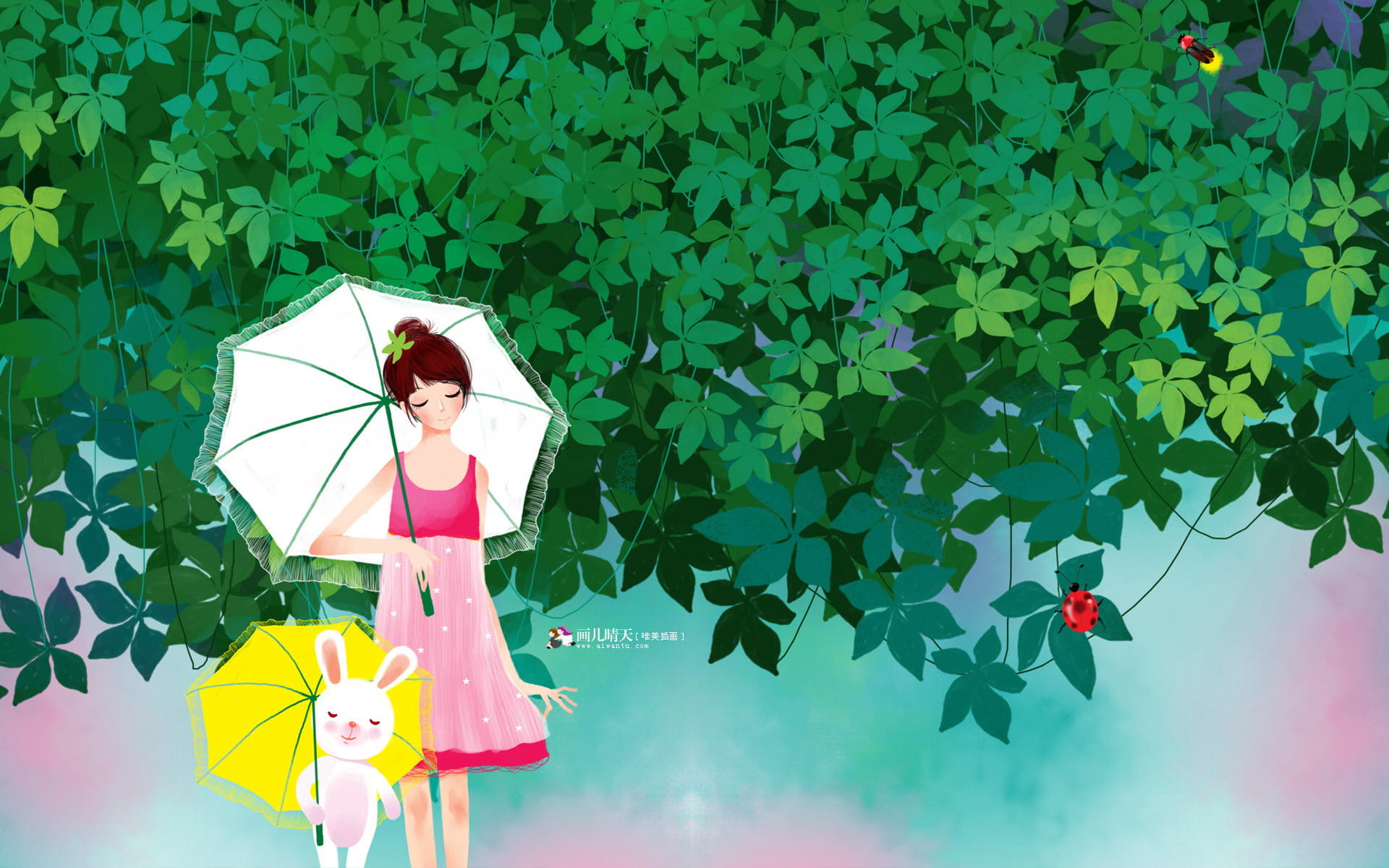 画儿晴天绘画本 电脑壁纸下载