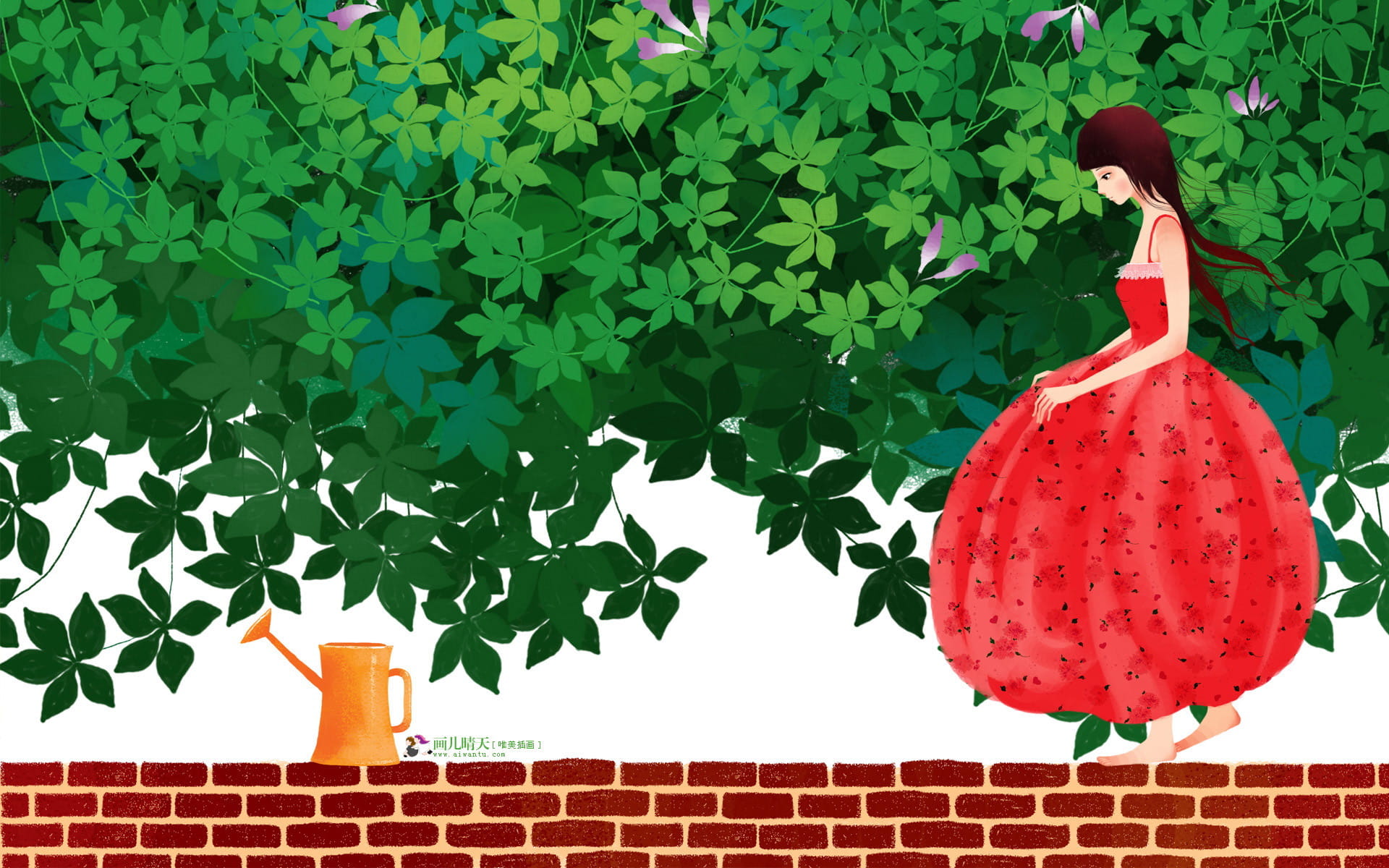 画儿晴天绘画本 电脑壁纸下载