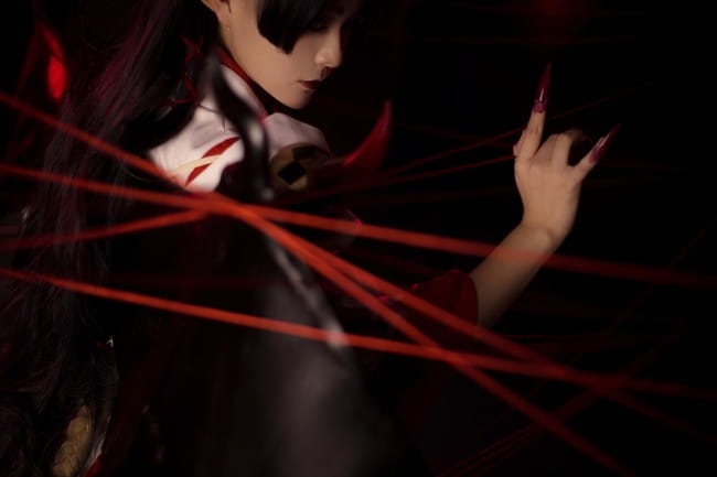 网易手游阴阳师 sr式神吸血姬 超还原cosplay