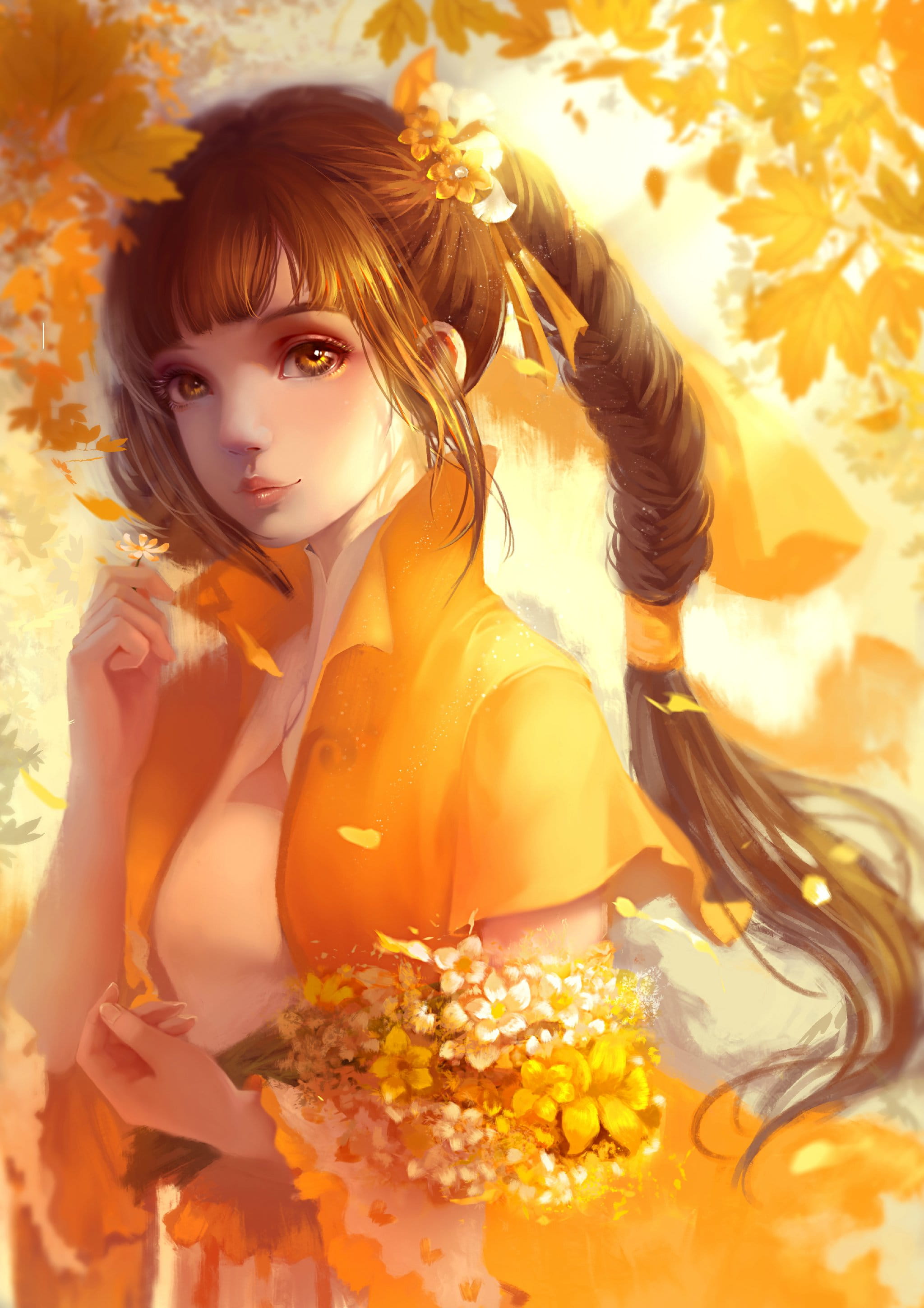 古韵之美 唯美古装少女手机壁纸