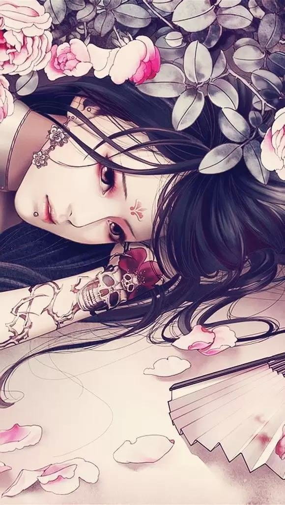 古韵之美 唯美古装少女手机壁纸