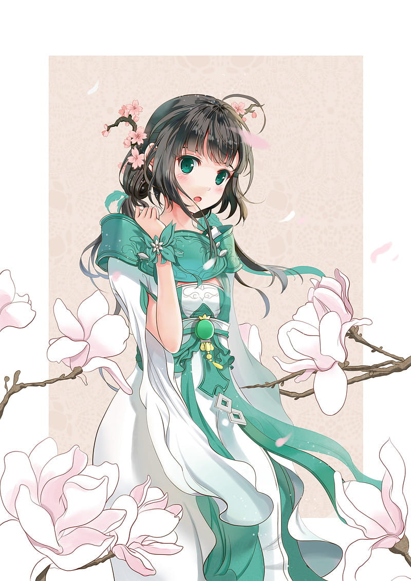 古韵之美 唯美古装少女手机壁纸