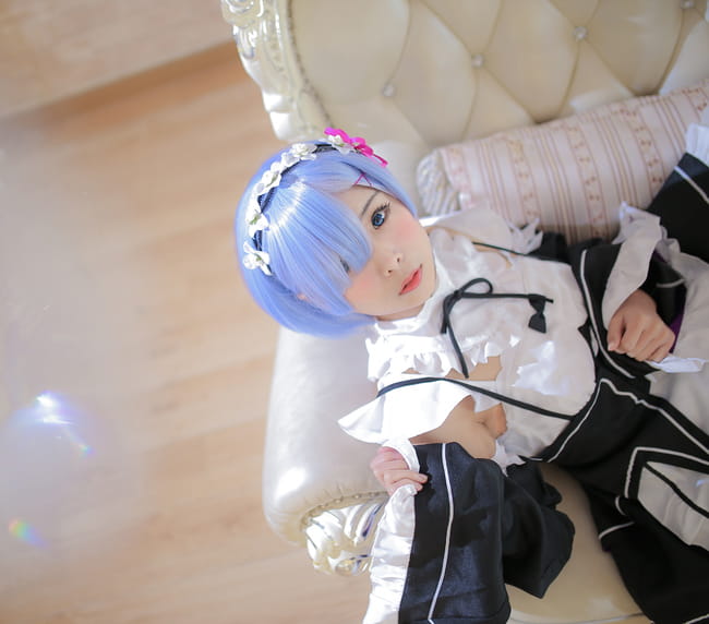 【授权】温柔的眼神 温柔的蕾姆COS