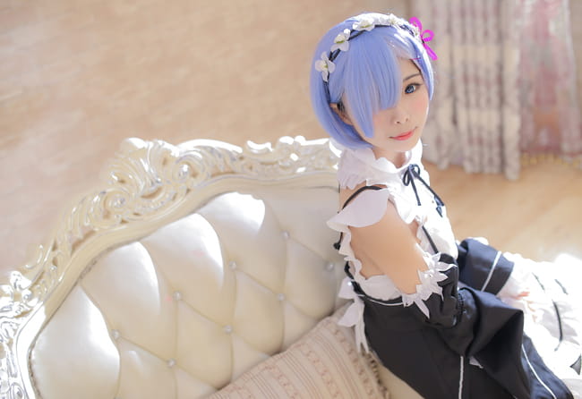 【授权】温柔的眼神 温柔的蕾姆COS