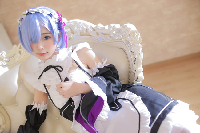 【授权】温柔的眼神 温柔的蕾姆COS