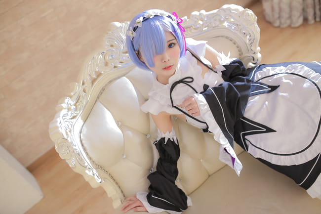 【授权】温柔的眼神 温柔的蕾姆COS