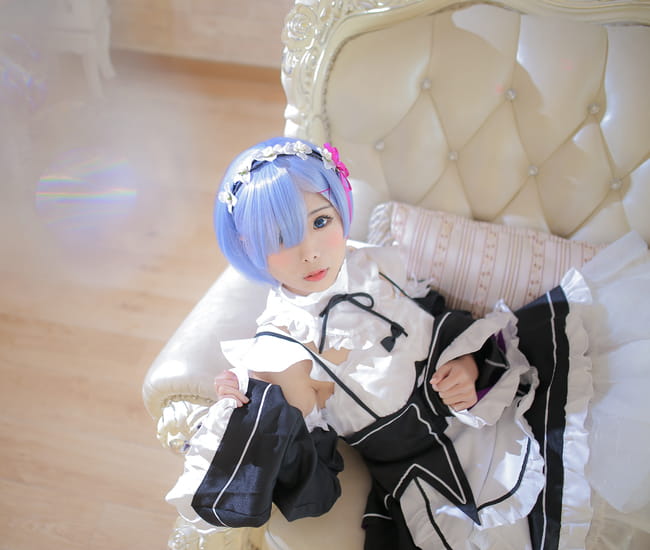 【授权】温柔的眼神 温柔的蕾姆COS