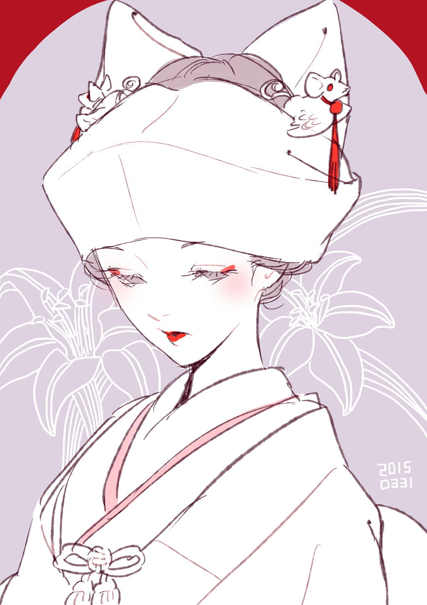 纯洁无暇 白无垢 动漫手机壁纸下载