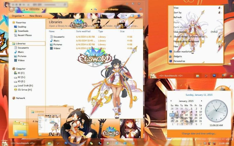 艾尔之光 win7电脑主题下载