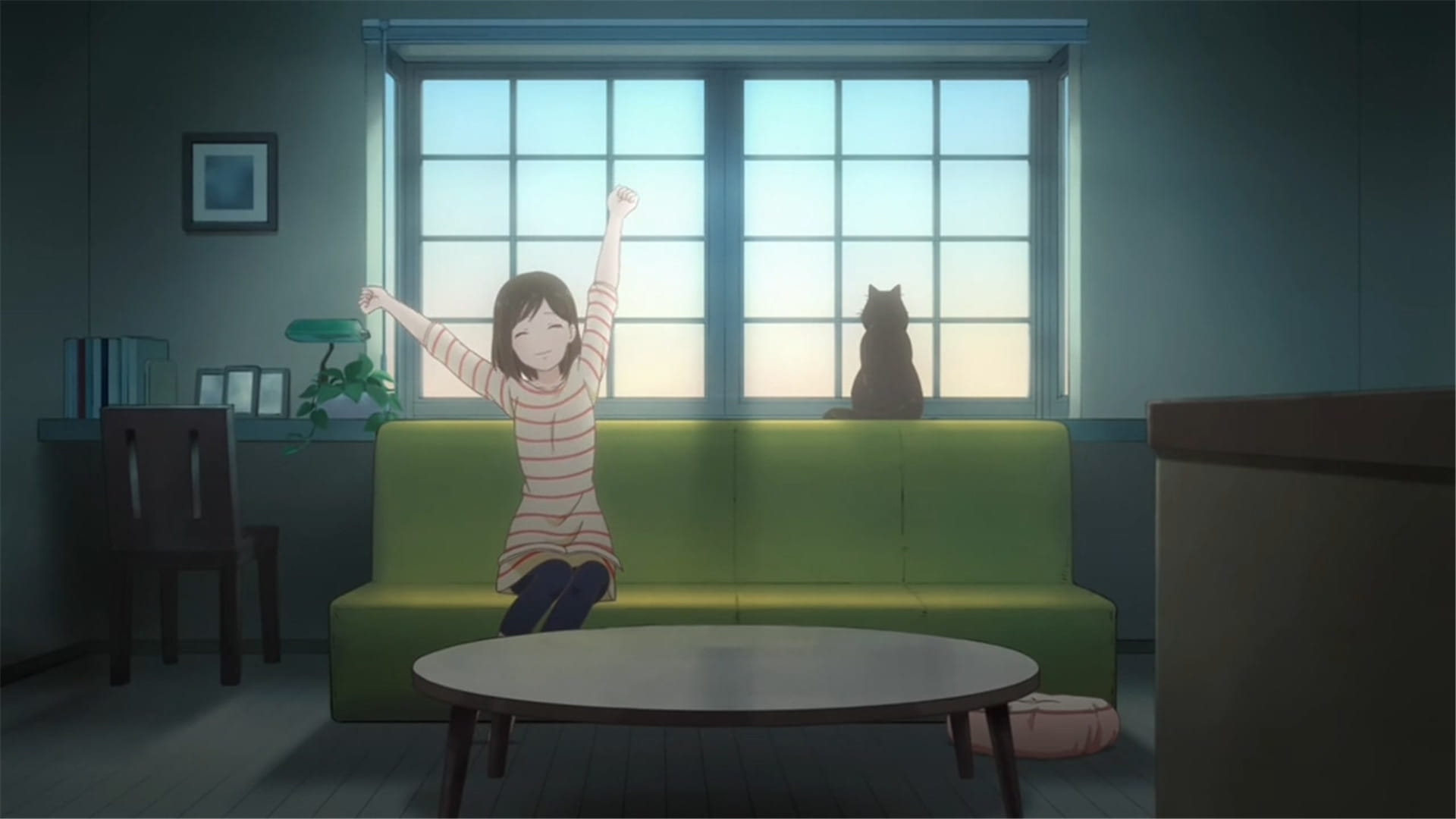 新海诚 她和她的猫唯美人物剧照 动漫电脑壁纸下载