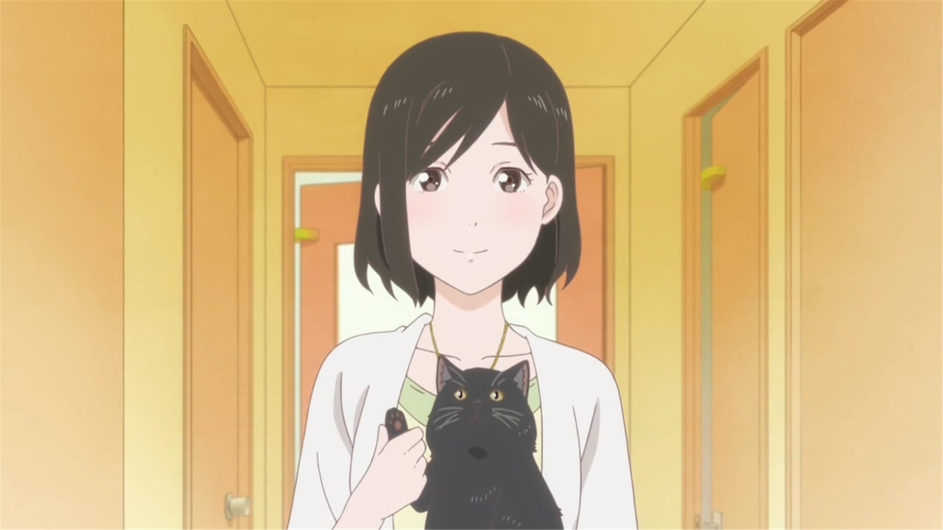 新海诚 她和她的猫唯美人物剧照 动漫电脑壁纸下载