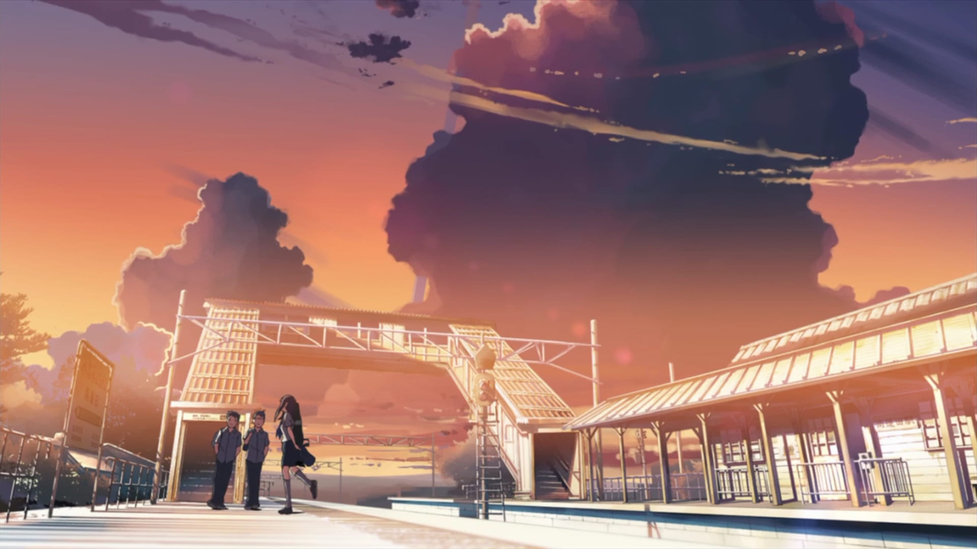 新海诚 云之彼端约定之地 唯美动漫电脑壁纸下载(1)