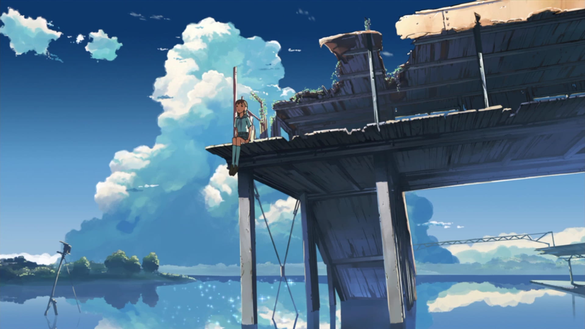 新海诚 云之彼端约定之地 唯美动漫电脑壁纸下载(1)