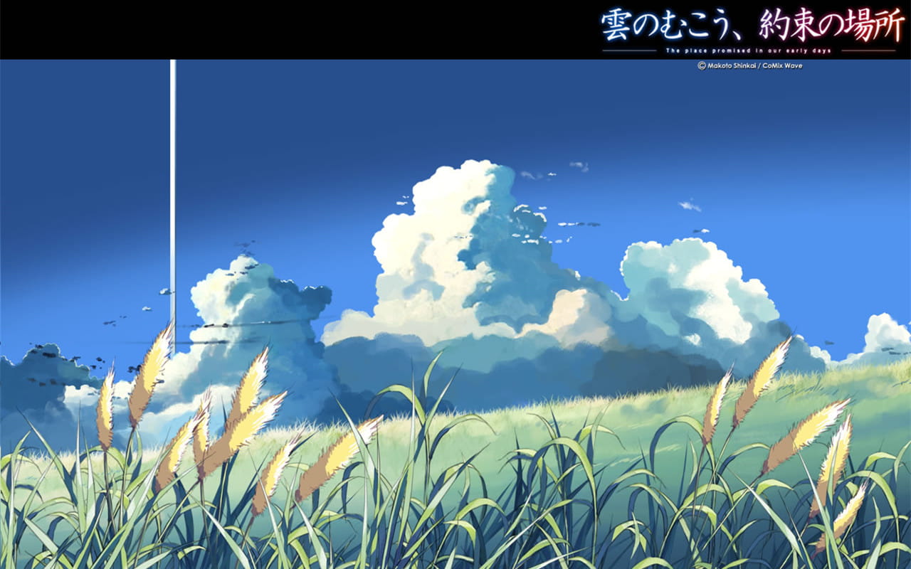 新海诚 云之彼端约定之地 唯美动漫电脑壁纸下载(1)