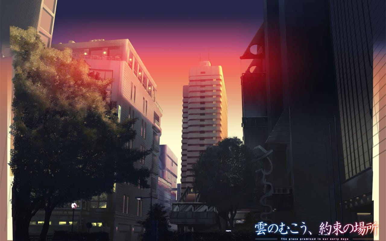 新海诚 云之彼端约定之地 唯美动漫电脑壁纸下载(1)