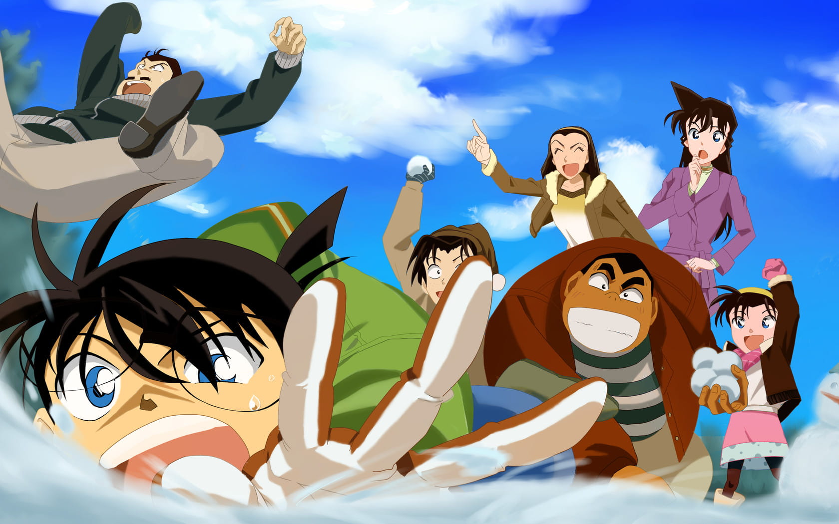 名侦探柯南 新兰高清电脑壁纸下载