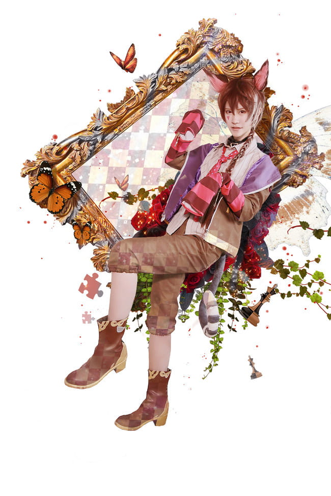 【授权】梦王国与沉睡的100王子 柴郡猫cos