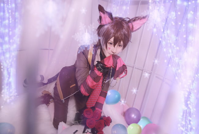 【授权】梦王国与沉睡的100王子 柴郡猫cos