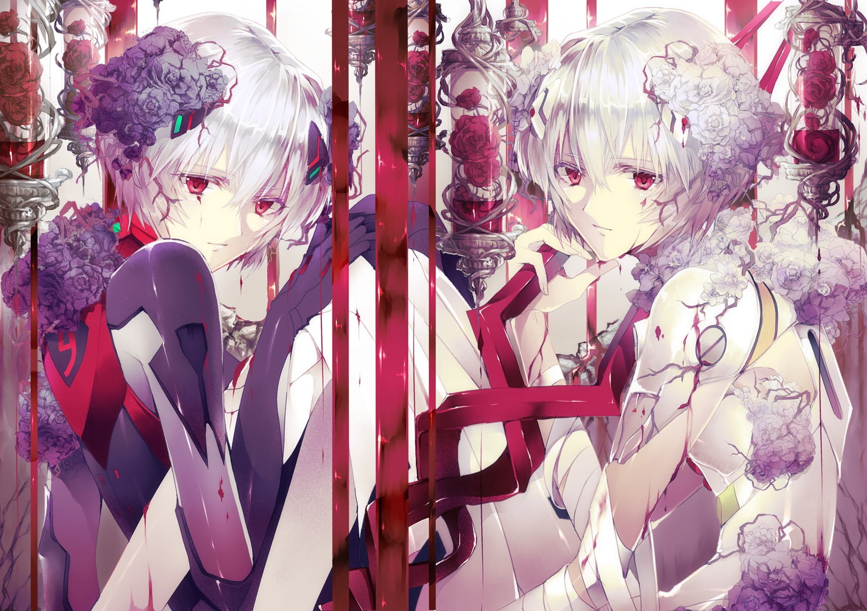 二次元大众女神 绫波丽电脑桌面壁纸下载