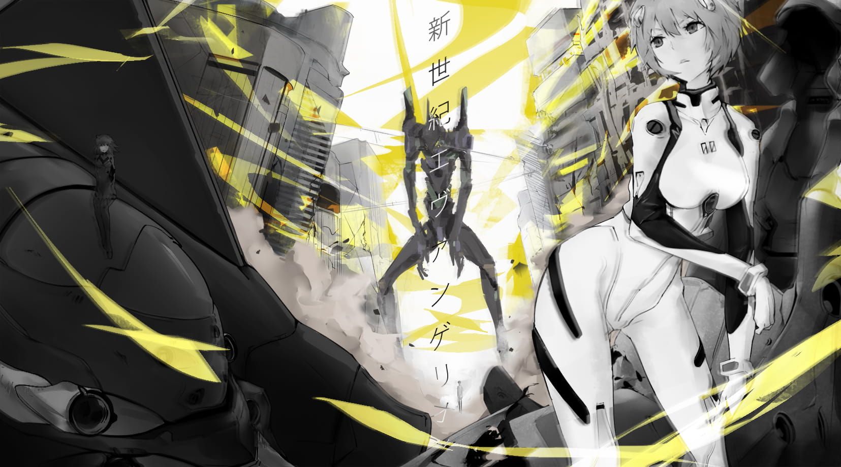 二次元大众女神 绫波丽电脑桌面壁纸下载