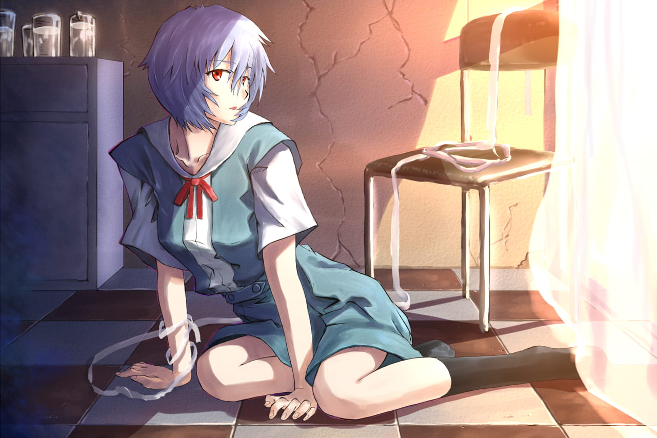 二次元大众女神 绫波丽电脑桌面壁纸下载