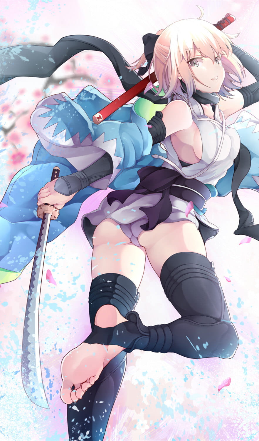 Fate系列 樱saber 冲田总司 安卓手机主题下载