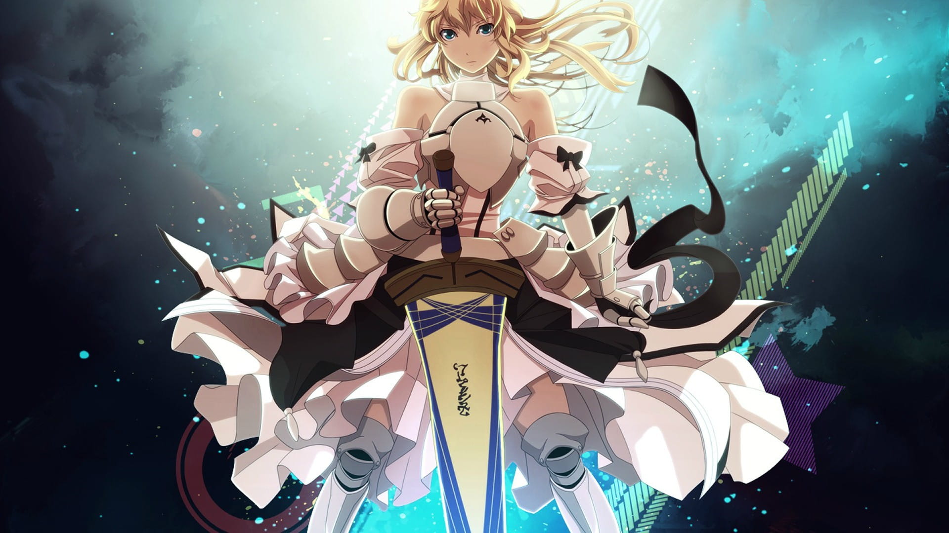 FATE吾王saber高清电脑壁纸下载