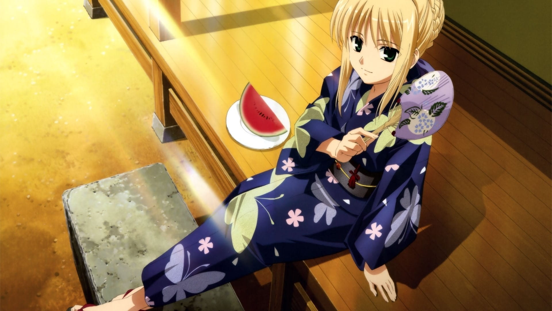 FATE吾王saber高清电脑壁纸下载