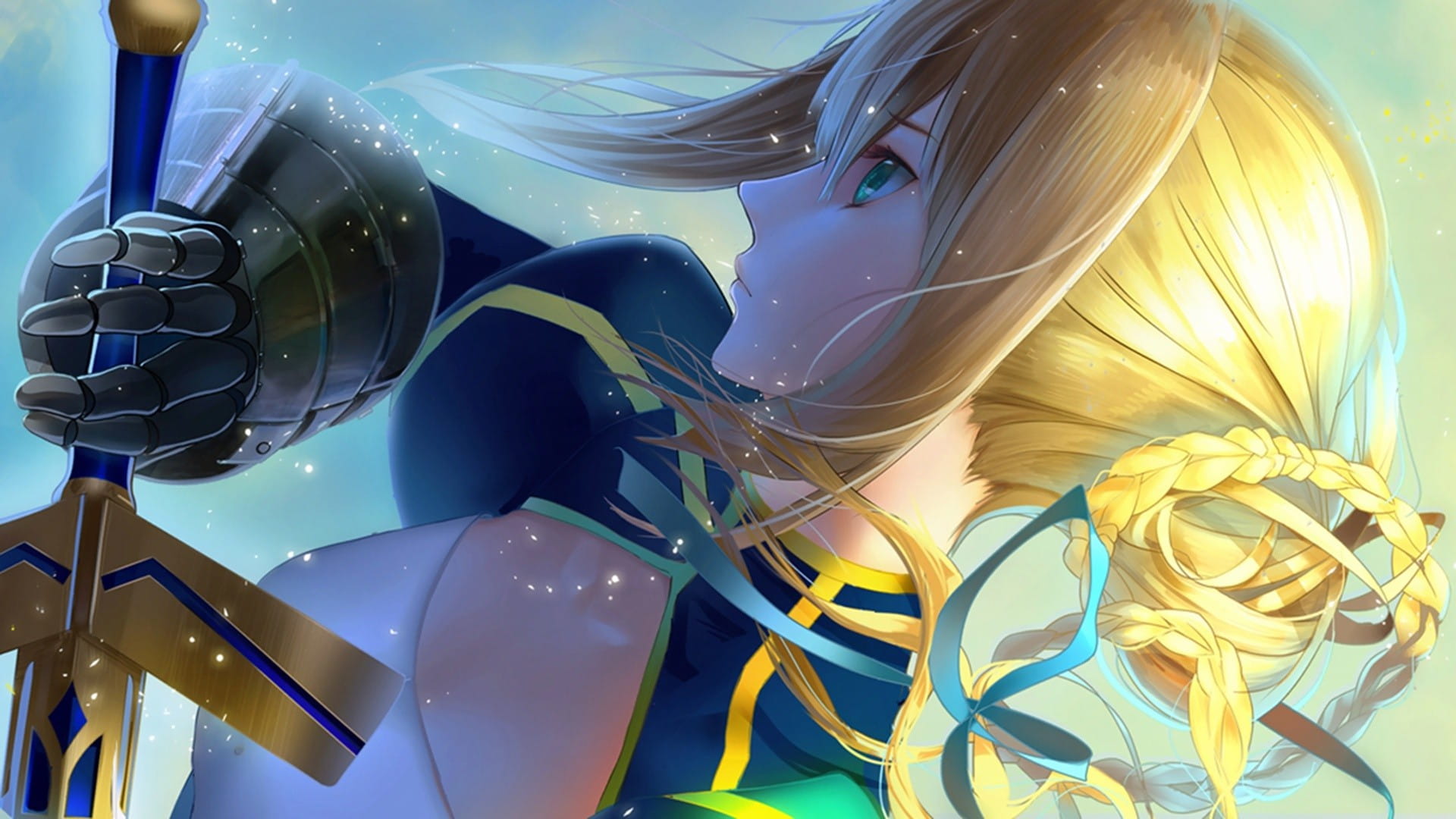 FATE吾王saber高清电脑壁纸下载