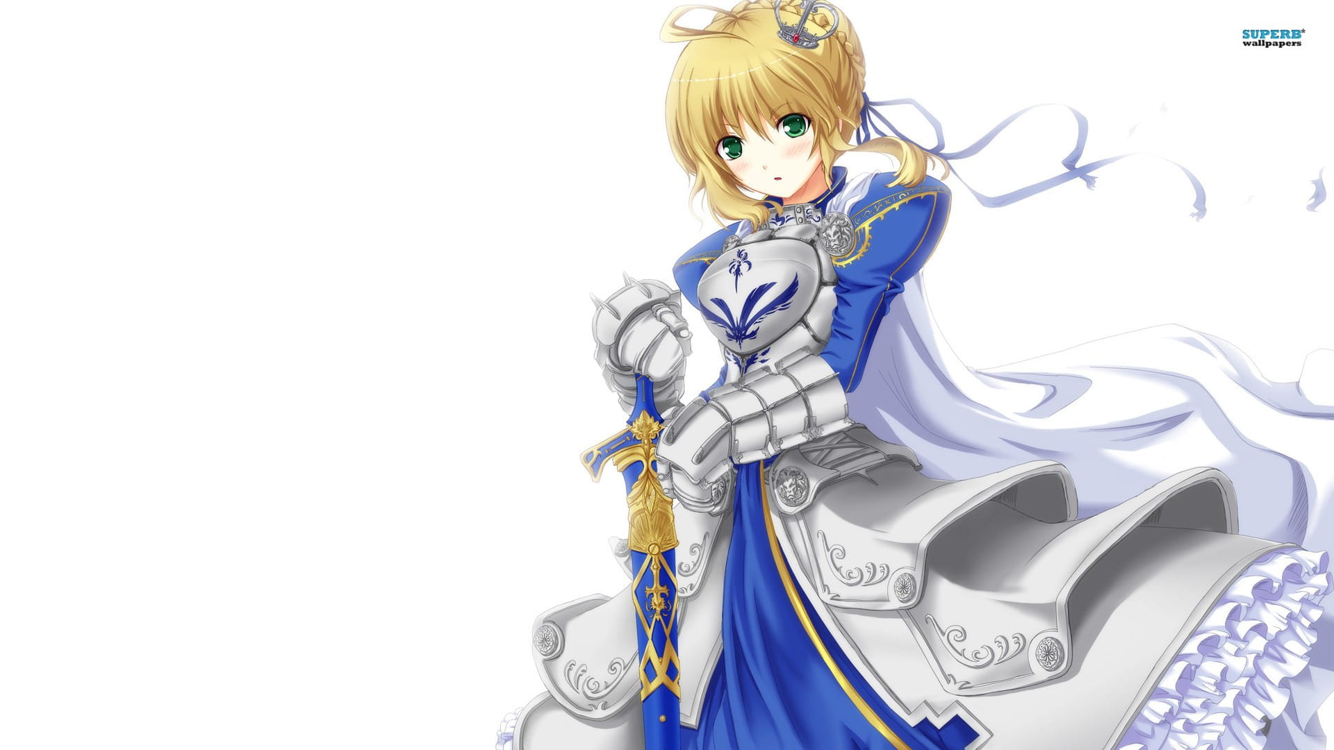 FATE吾王saber高清电脑壁纸下载