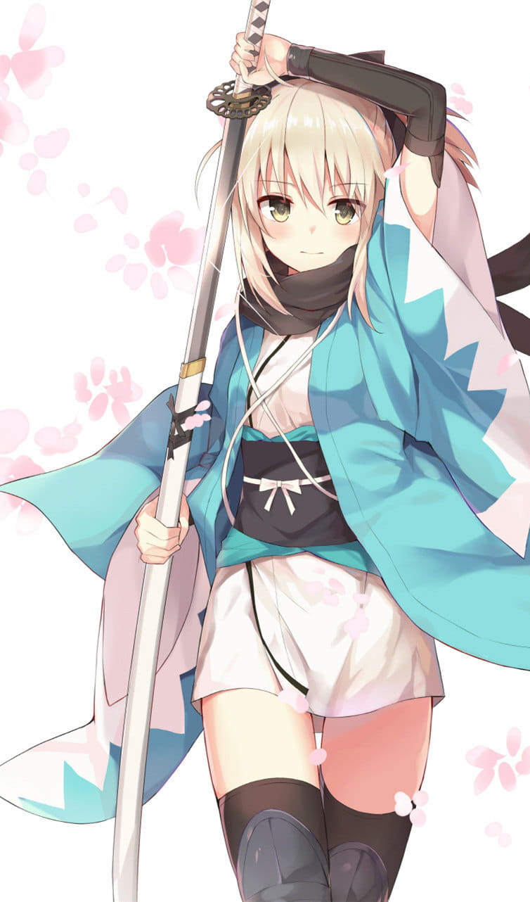 Fate 冲田总司 樱saber 安卓手机主题下载