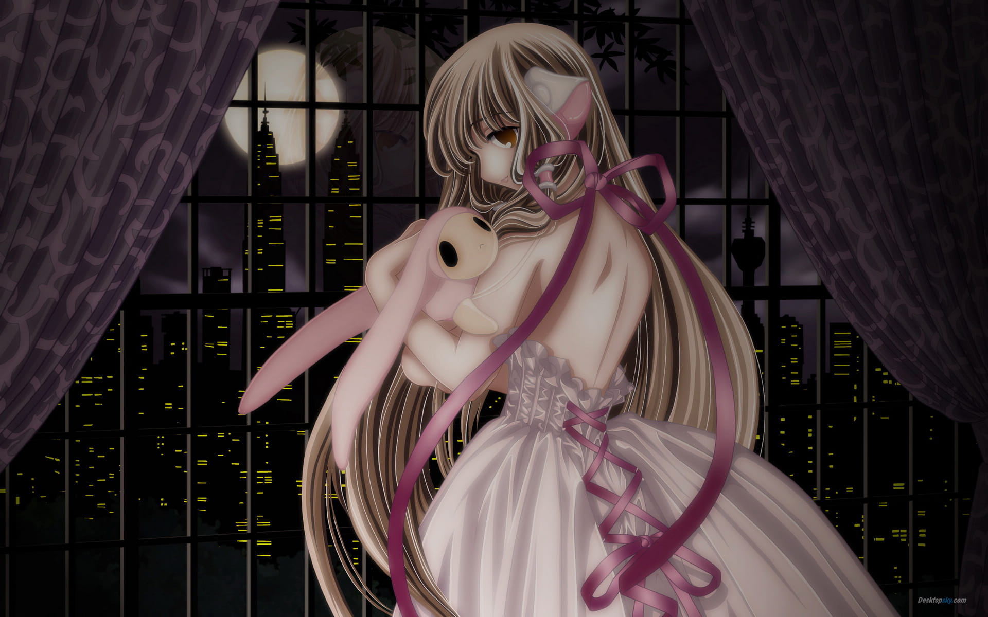 人型电脑天使心 温情高清电脑壁纸下载