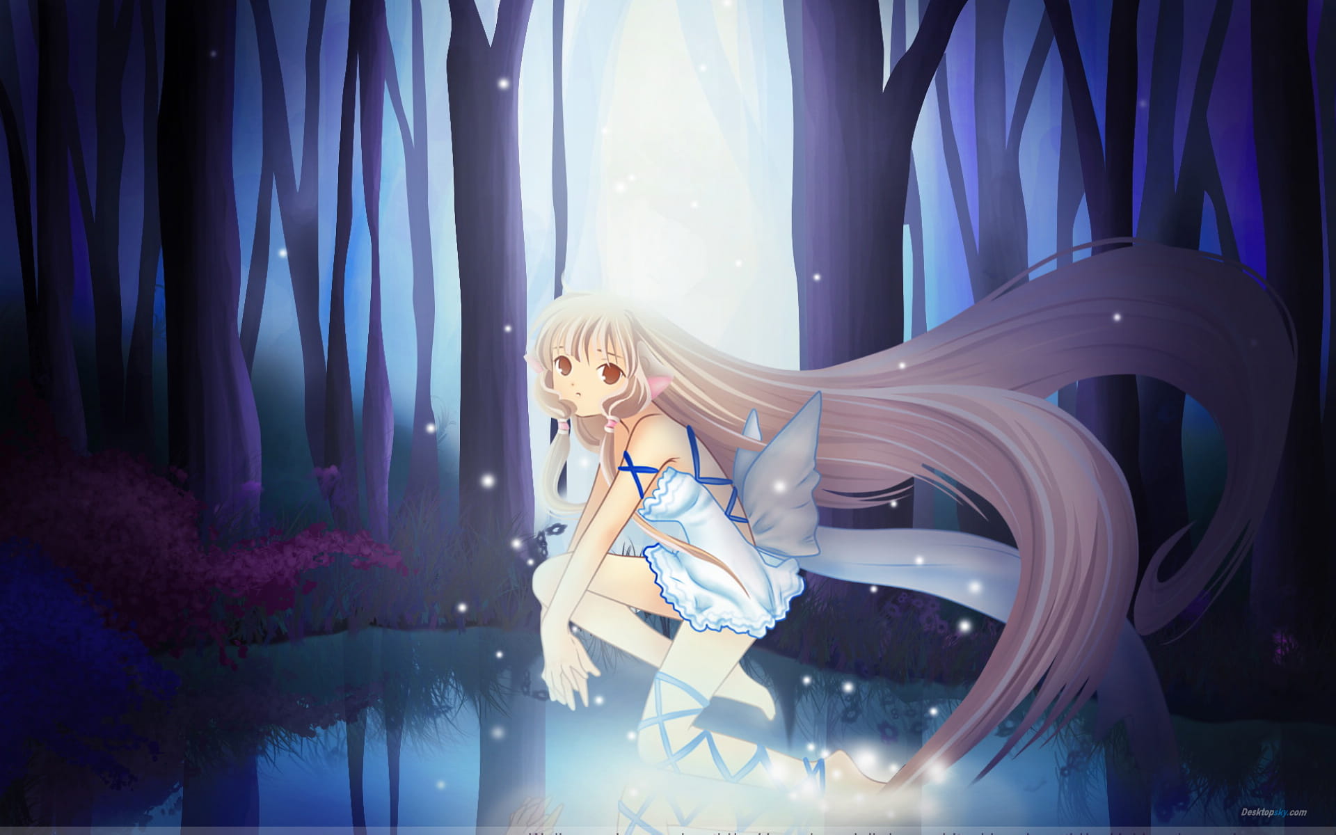 人型电脑天使心 温情高清电脑壁纸下载