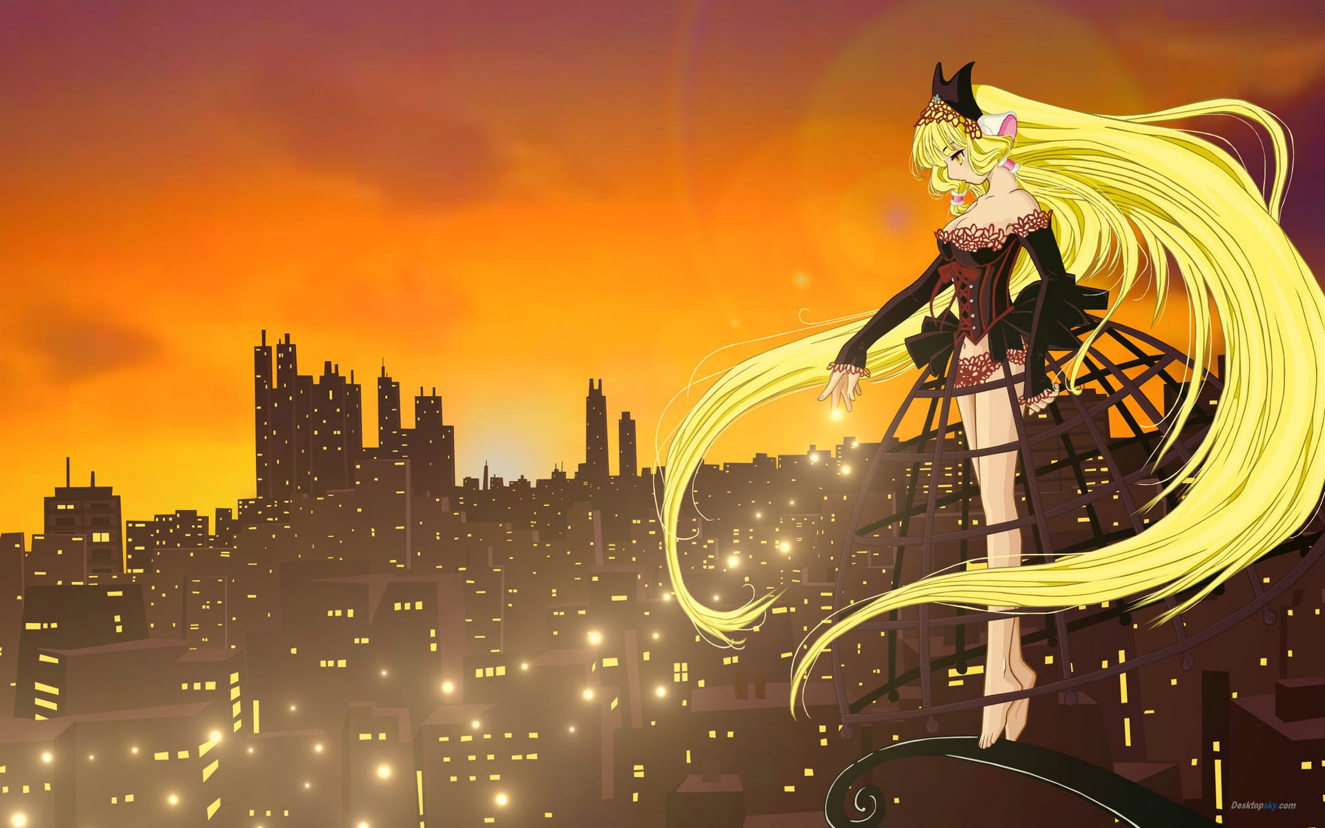 人型电脑天使心 温情高清电脑壁纸下载