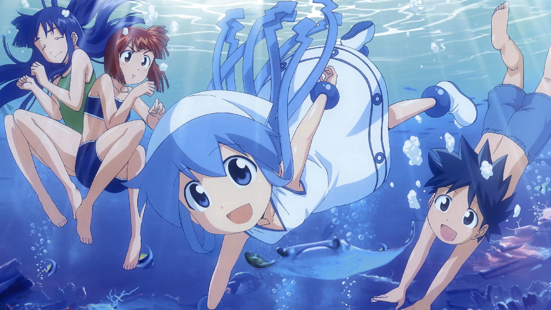 侵略!乌贼娘 高清电脑壁纸下载 的说